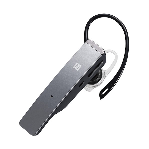 BUFFALO Bluetooth4.1対応 ヘッドセット メタルアンテナ搭載＆NFC対応モデル BSHSBE500SV （シルバー）