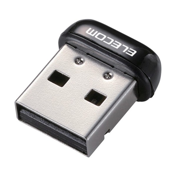 150Mbps USB無線超小型LANアダプタ WDC-150SU2MBK （ブラック）の商品画像
