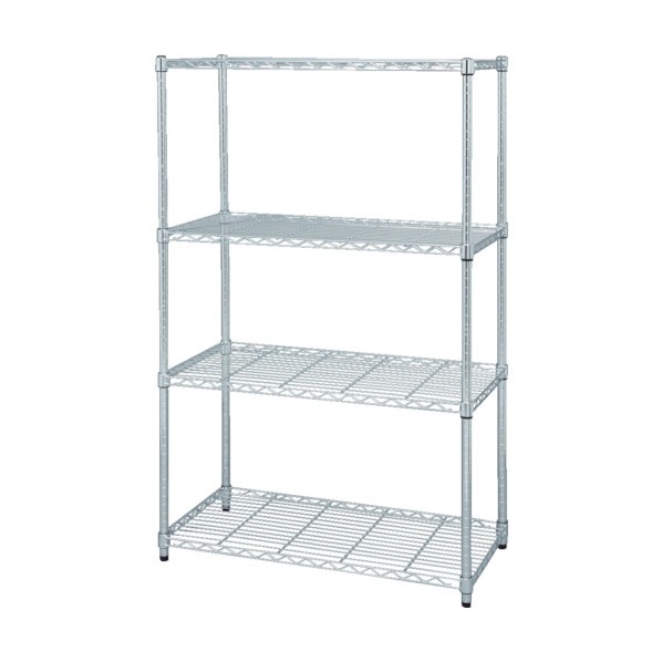 DOSHISHA システムワイヤーラック5段90W EL25-90185 スチールラック