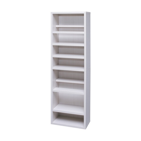 アイリスオーヤマ ブックシェルフ W590×D310×H1810mm BKSW-1860 （オフホワイト） 本棚、書棚の商品画像