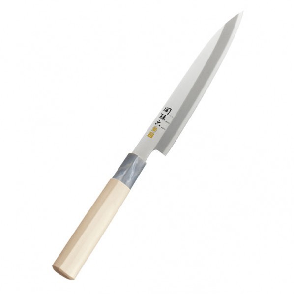 【新品】グレステン 筋引き包丁821TSM ハンドル一体型Mシリーズ21cm グレステンTMタイプ 筋引（両刃）21cm 821TSM : 厨房・Byonho