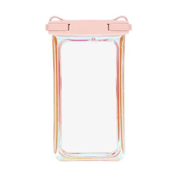 Owltech Owltech 完全防塵・防水IP68 オーロラカラー 防水ケース OWL-WPCSP18S-AU2（ピンク） スマホ用マルチ対応ケースの商品画像