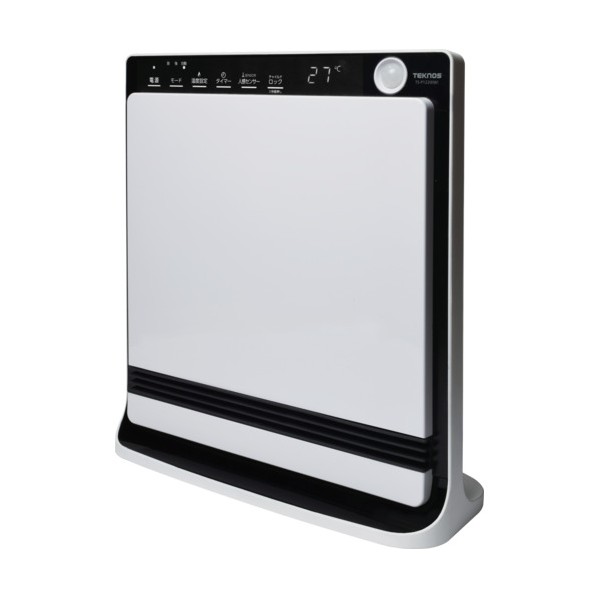 人感センサー付き消臭セラミックファンヒーター 1200W TS-P1222（W）（ホワイト）の商品画像