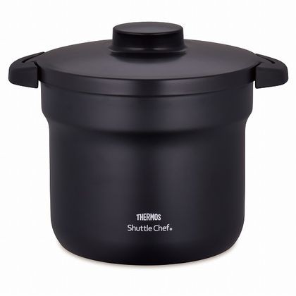 サーモス（THERMOS） 真空保温調理器 シャトルシェフ 4.3L ブラック 4～6人用 KBJ-4500 1個 【送料無料】の商品画像