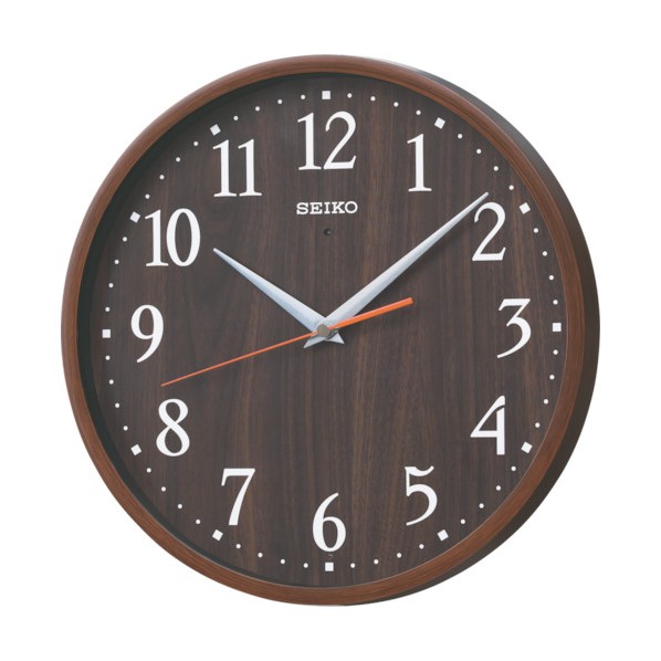 電波壁掛け時計 KX399B（ブラウン）の商品画像