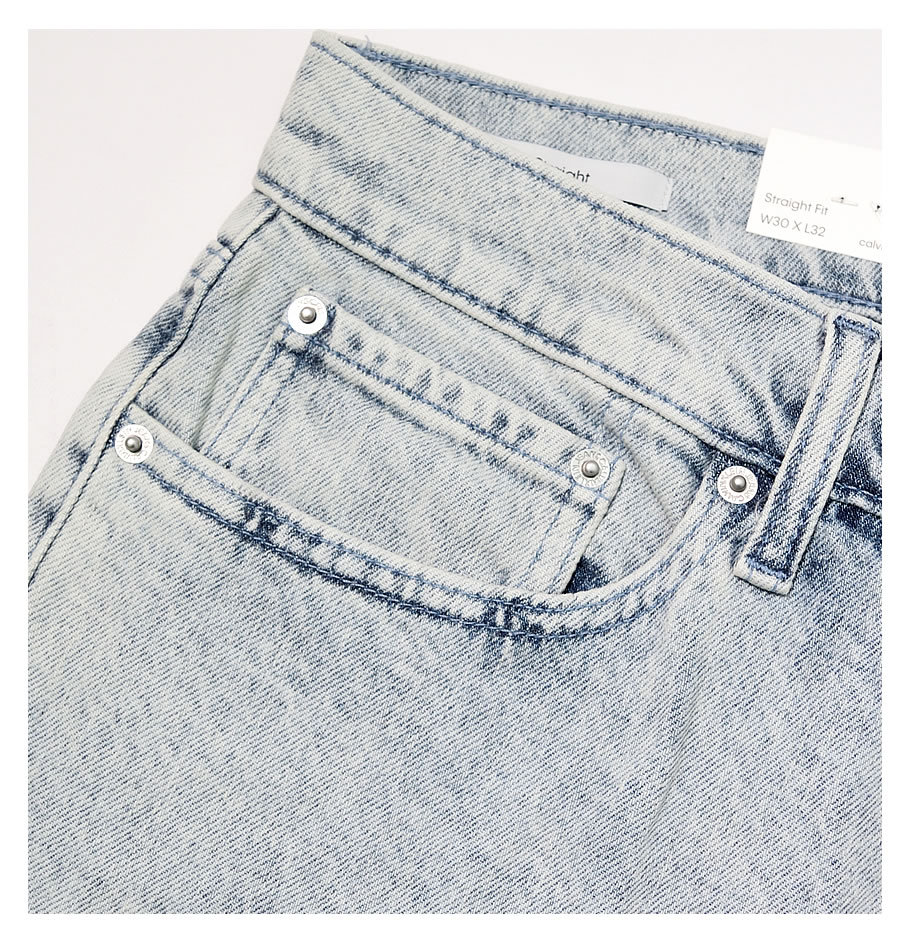 Calvin Klein カルバンクライン デニムパンツ ジーンズ メンズ ストレート ブランド おしゃれ 40im793 Usa企画 最安価格