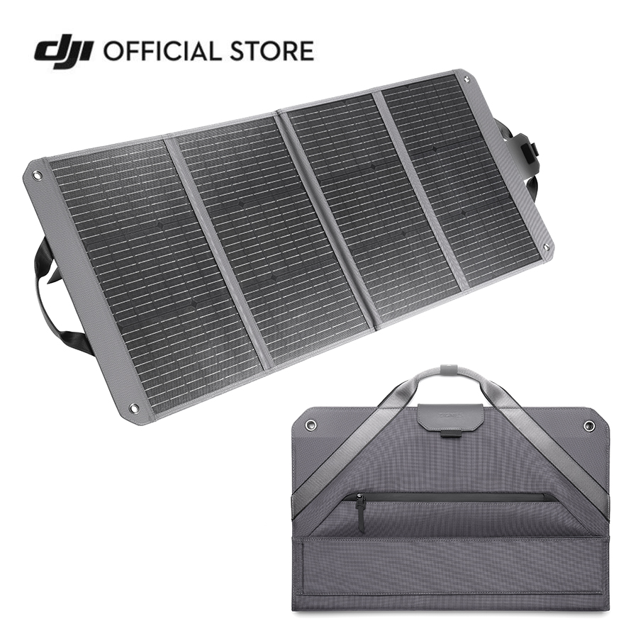 ソーラーパネル DJI Zignes 120W 折り畳み式 収納 持ち運びやすい IP65 防塵性 防水性 ポータブル電源 非常電源 バッテリーの商品画像