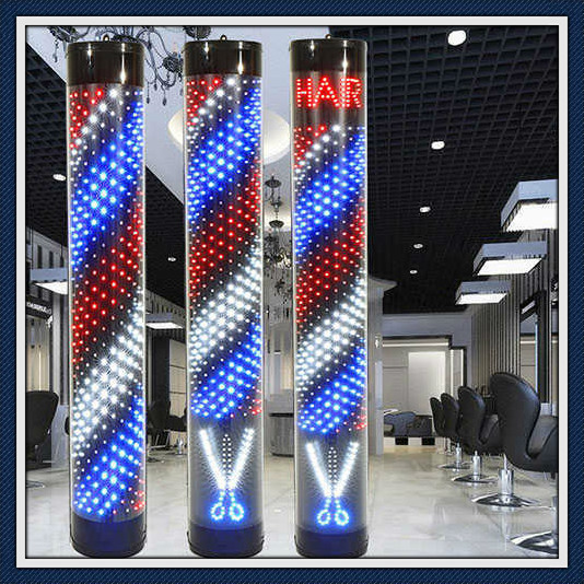  new arrival! wall hung type! super brightness LED rotation light - beauty .* floor .. shop etc.! waterproof dustproof energy conservation 90cm paul (pole) autograph stand - tongs 