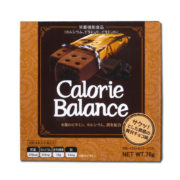 ヘテ ヘテ カロリーバランス 4本入 チョコ味×1セット バランス栄養、栄養調整食品の商品画像