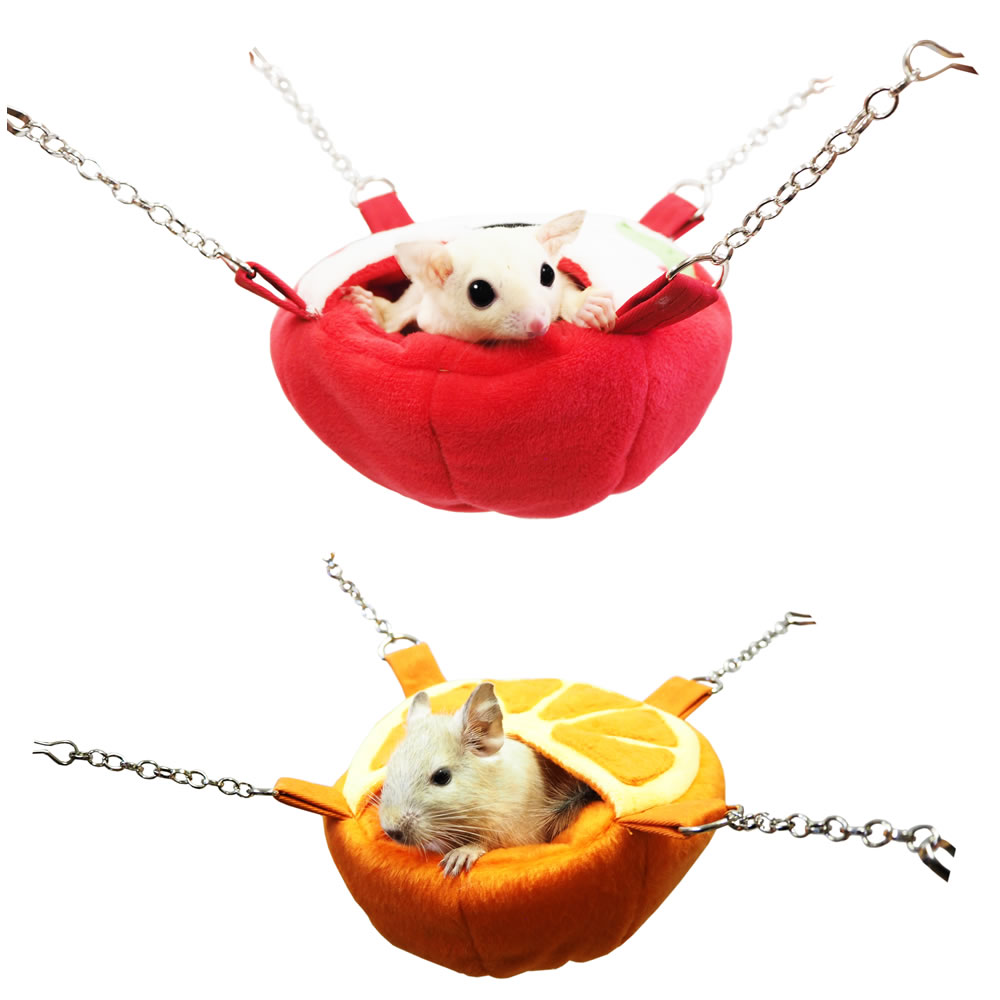 レインボー 小動物用 フルーツカップりんご/オレンジ 小動物用ハンモックの商品画像