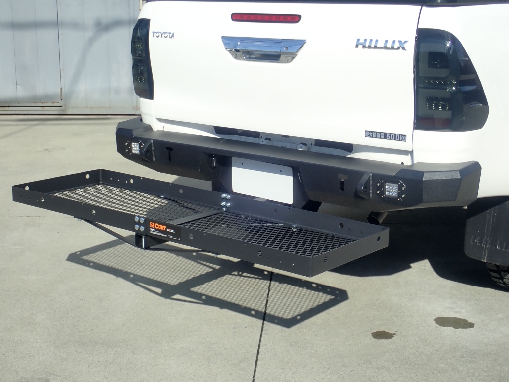 [CURT( Cart ) regular import sole agent ] tray style cargo carrier / hitch carrier 2 -inch angle maximum loading capacity approximately 227kg all-purpose /18109