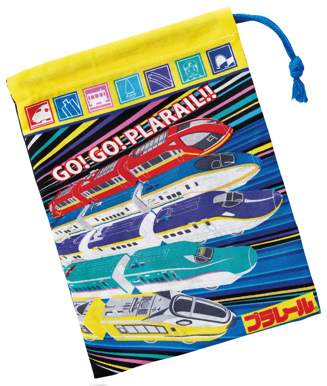 スケーター 子供用 コップ袋（プラレール 25）KB63の商品画像