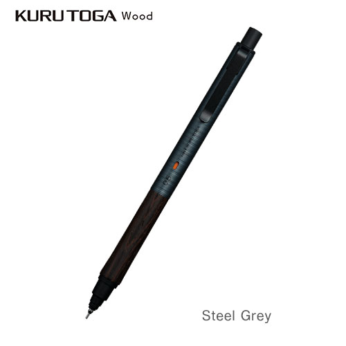 クルトガ ウッド 0.5mm （スチールグレー） M5KW1P.23の商品画像