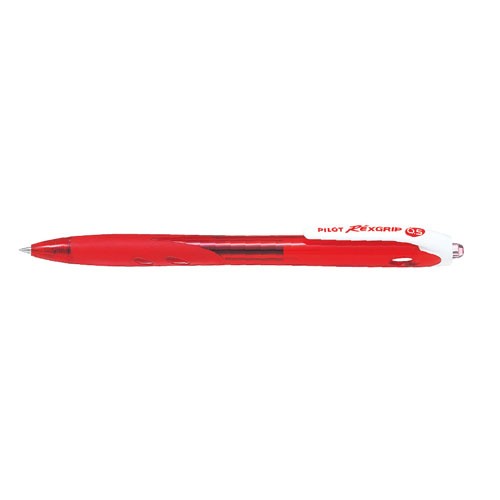 PILOT（文具） パイロット レックスグリップ 極細 油性ボールペン レッド（赤）0.5mm BRG-10EF-RR×1本 レックスグリップ ボールペンの商品画像