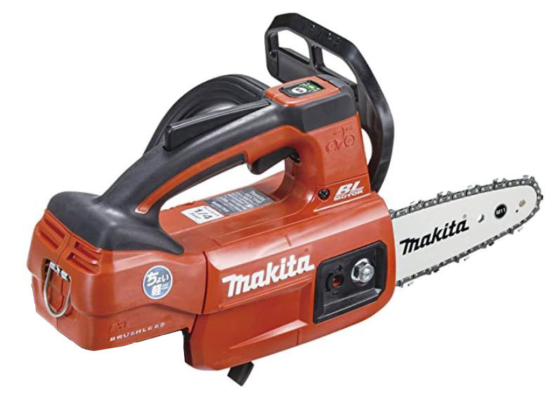 マキタバッテリーチェンソー マキタ 18V 200mm 充電式チェンソー（バッテリ BL1860B（6.0Ah）×2本