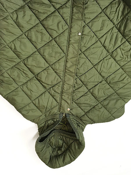  miscellaneous goods old clothes 80s Switzerland army Cross quilting pateto sleeping bag sleeping bag OD outdoor beautiful goods!! old clothes 