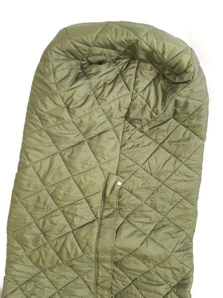  miscellaneous goods old clothes 80s Switzerland army Cross quilting pateto sleeping bag sleeping bag OD outdoor beautiful goods!! old clothes 