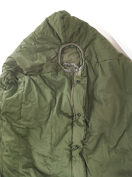  miscellaneous goods old clothes 80s the US armed forces military Inter metie-to cold down SLEEPING BAG sleeping bag sleeping bag OD outdoor old clothes 