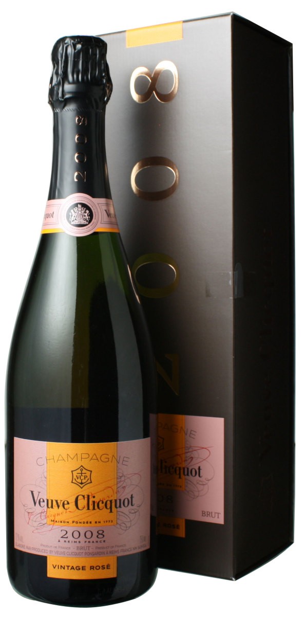Veuve Clicquot ヴーヴ・クリコ ロゼ・ヴィンテージ 2008 750mlびん 1本 シャンパン・スパークリングワインの商品画像