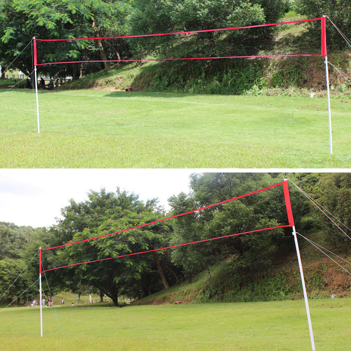  volleyball net set beach volleyball stand beach volleyball sport tennis height adjustment badminton net .. line attaching 