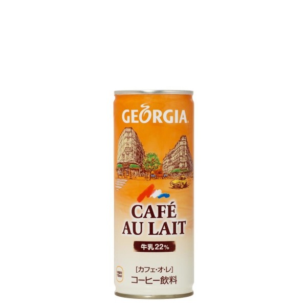 日本コカ・コーラ ジョージア カフェ・オ・レ 250g×90本 缶 缶コーヒー、コーヒー飲料の商品画像