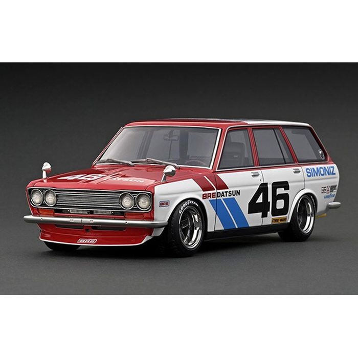 ignition model Datsun Bluebird （510） Wagon Yellow / White （1/18