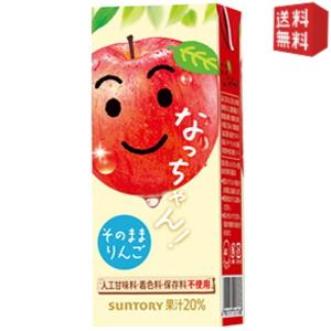 SUNTORY なっちゃん りんご 紙パック 250ml×48 なっちゃん フルーツジュースの商品画像