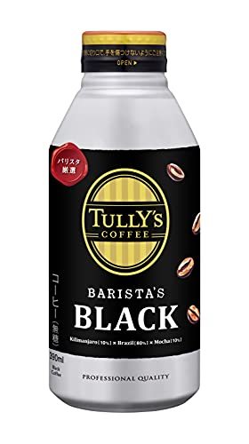 タリーズコーヒー バリスタズ ブラック 390ml×48本 ボトル缶の商品画像
