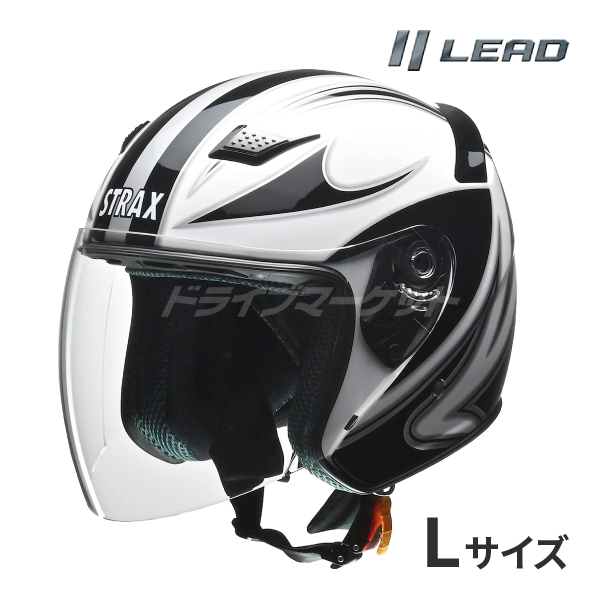 リード工業 STRAX SJ-9 Lサイズ（59～60cm未満）ホワイト バイク用