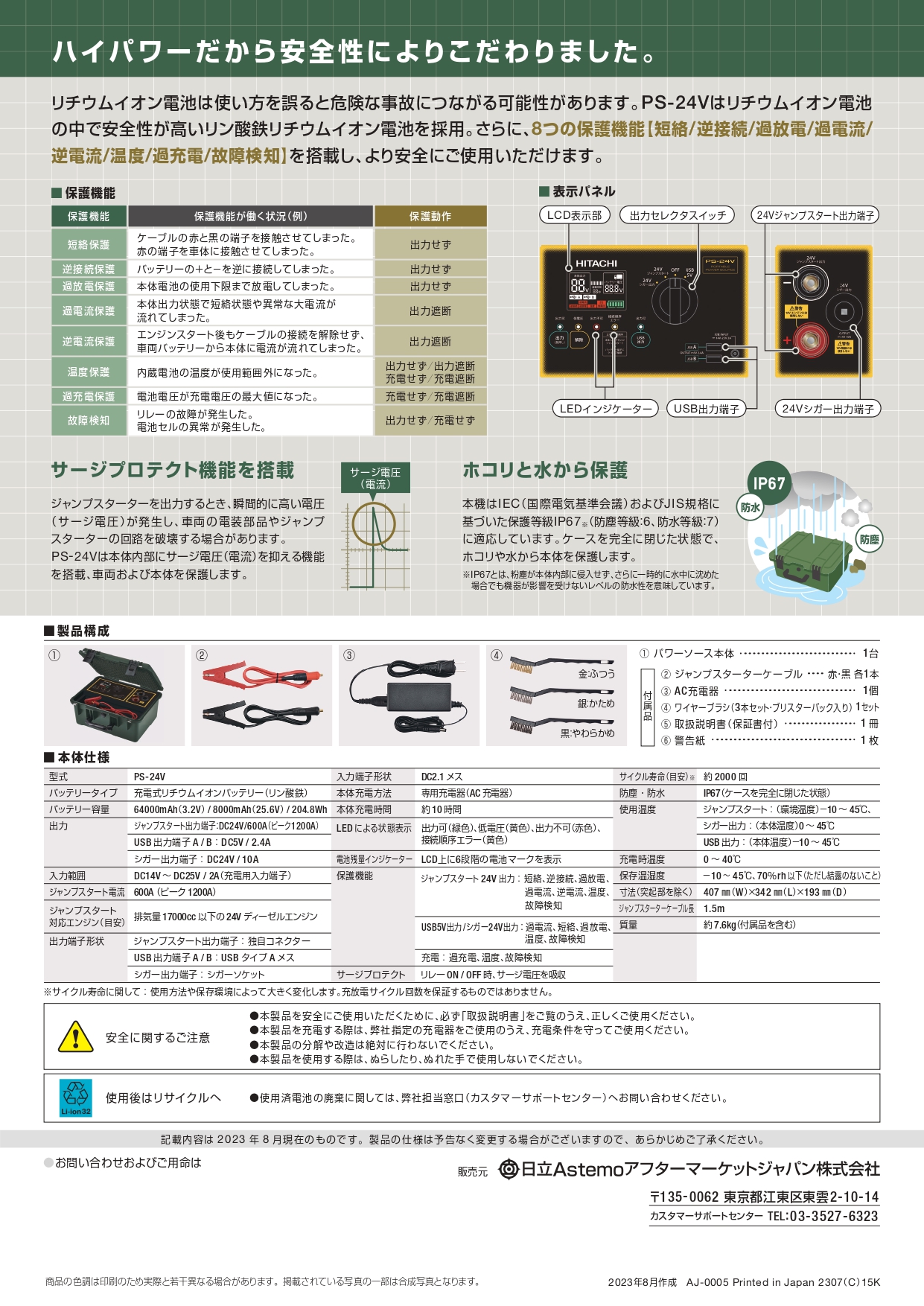  Hitachi portable power sauce / PS-24V