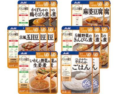 アサヒ Asahi 舌でつぶせる バランス献立 詰合せセット 14袋 バランス献立 介護食の商品画像