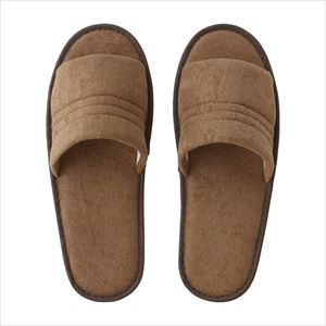 テンダイ 使い捨てパイルスリッパ 約24～27.5cm ブラウン 1セット（5足入）の商品画像