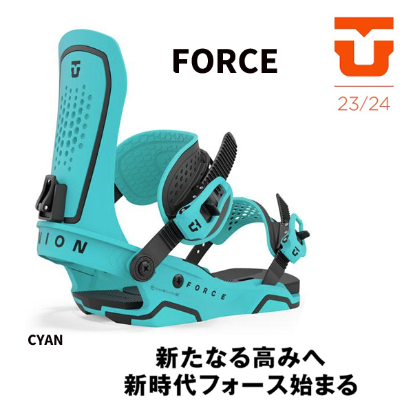 UNION スノーボード ビンディング CYAN UNION BINDING FORCE 23-24 Cyan スノーボード ビンディング - 最安値