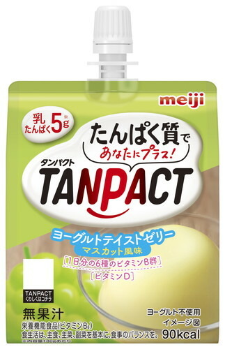 明治 明治 TANPACT ヨーグルトテイストゼリー マスカット風味 180g×1個 TANPACT 栄養ドリンク、美容健康飲料の商品画像