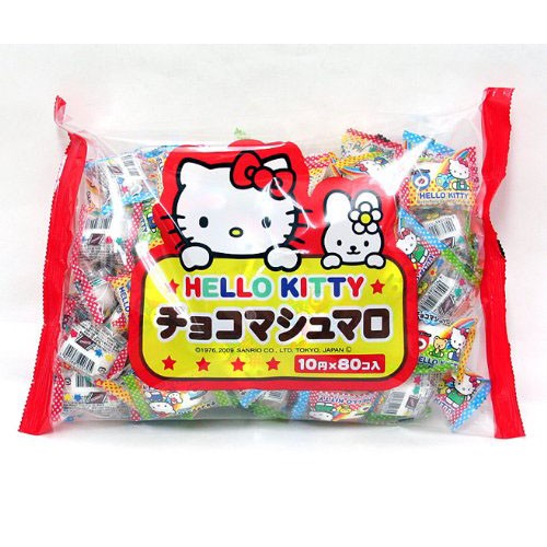  corporation eiwa Hello Kitty chocolate marshmallow (80 piece insertion ) < chocolate cream ., soft. marshmallow .. tried to make > [ drug pure Yahoo! shop ]