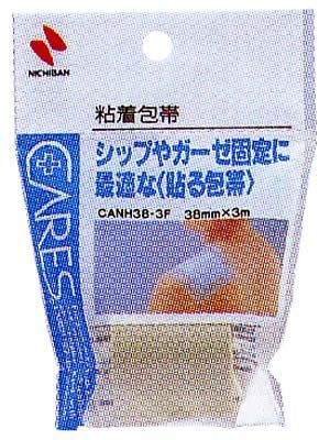 ケアーズ 粘着包帯 CANH38-3F（1巻入り、38mm×3m）の商品画像