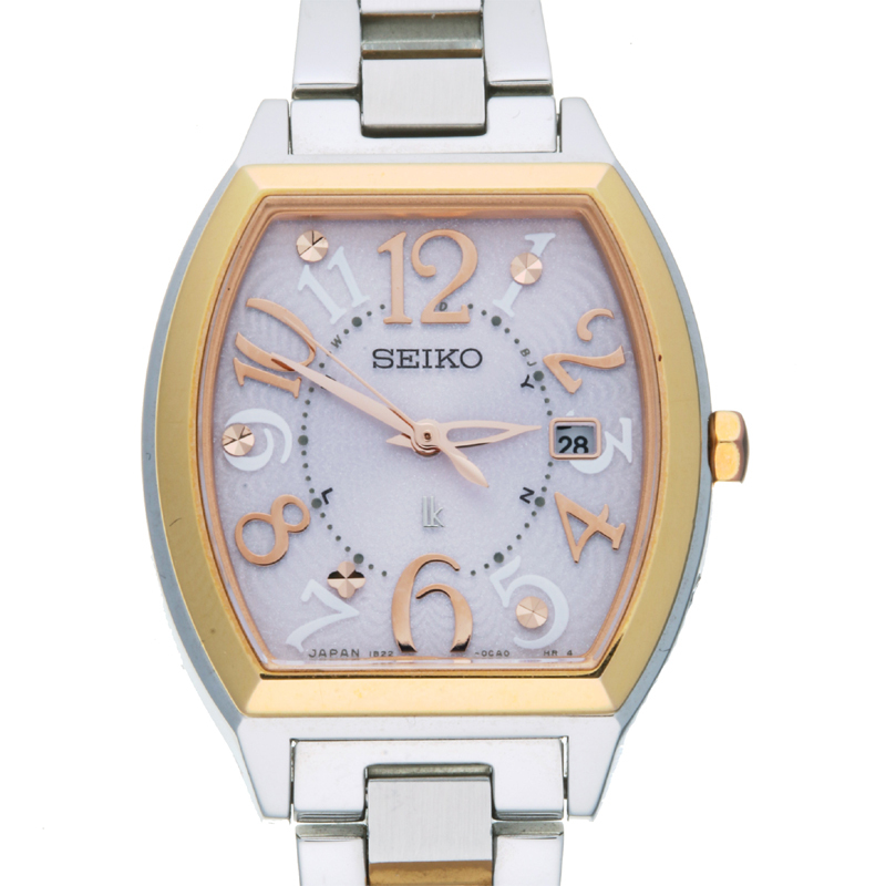 セイコー ルキア SSVW048 ソーラー電波腕時計 コンビカラー｜Yahoo