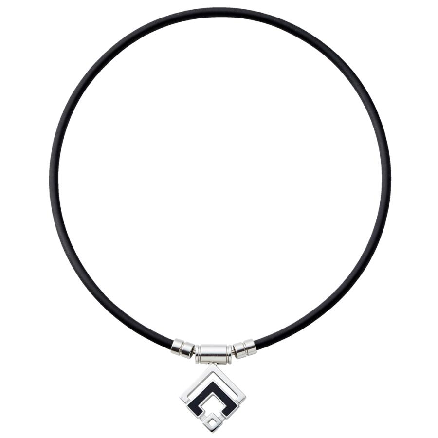 コラントッテ TAO ネックレスα ARAN（シルバー×ブラック）Lの商品画像