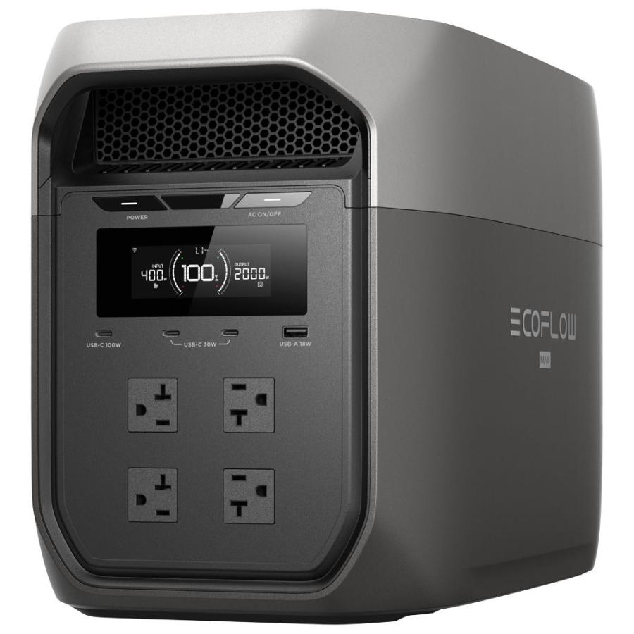 ECOFLOW DELTA2 （ポータブル電源 1024Wh/最大1900W パススルー EPS
