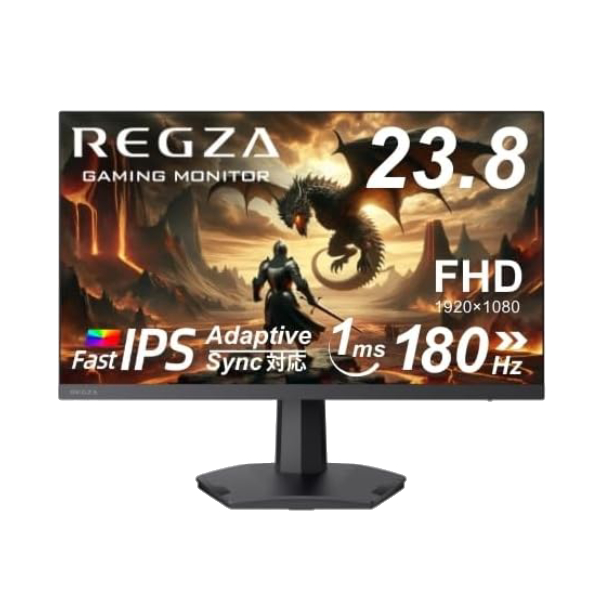 ディスプレイ・モニター本体 REGZA Gaming monitor RM-G245N TOSHIBA RM-G245N REGZA パソコン用ディスプレイ、モニター - 最安値