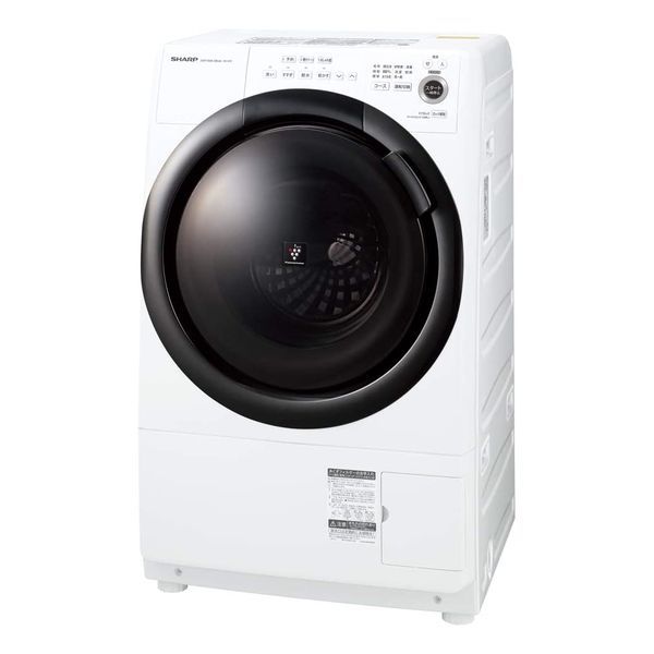 SHARP プラズマクラスター ドラム式洗濯乾燥機 左開き ES-S7F-WL （ホワイト系） プラズマクラスター 洗濯機本体の商品画像