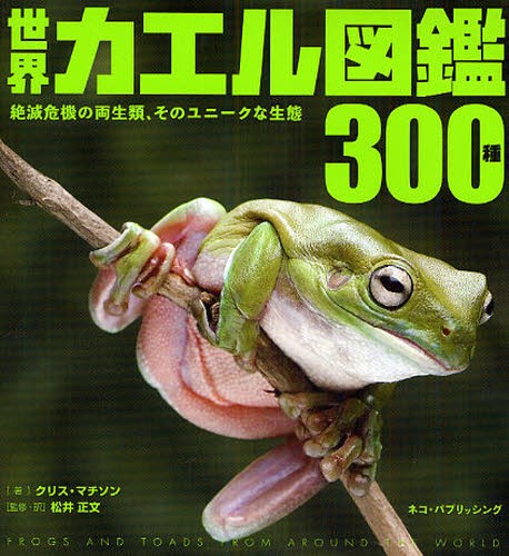 世界カエル図鑑３００種　絶滅危機の両生類、そのユニークな生態 クリス・マチソン／著　松井正文／監修・訳の商品画像
