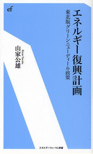 エネルギー復興計画　東北版グリーンニューディール政策 （エネルギーフォーラム新書　００１） 山家公雄／著の商品画像