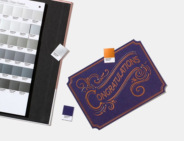 PANTONE плоскодонная лодка n металлик chip книжка GB1507C 2024 год версия цвет образец 