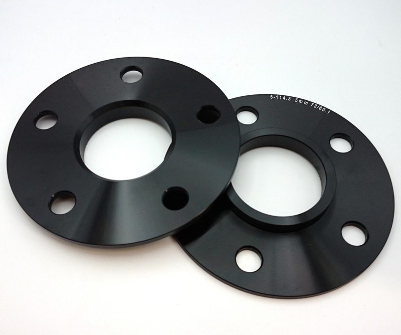  one around large outer diameter hub attaching spacer 5mm2 sheets [5-114.3 73=60/64/66/67][5-114.3/100 73=54/56][4/5-100 67=54/56][5-120 73=60] black 
