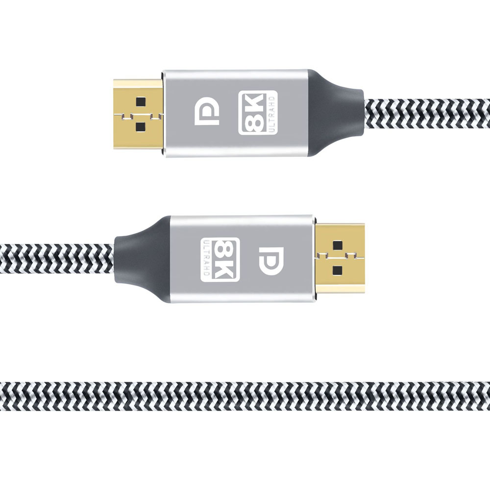 ge-ming8K Displayport cable 1.4 standard display port cable HDR correspondence 8K@60HZ/4K@144Hz/2K@240Hz 32.4Gbps DP cable PC tv 