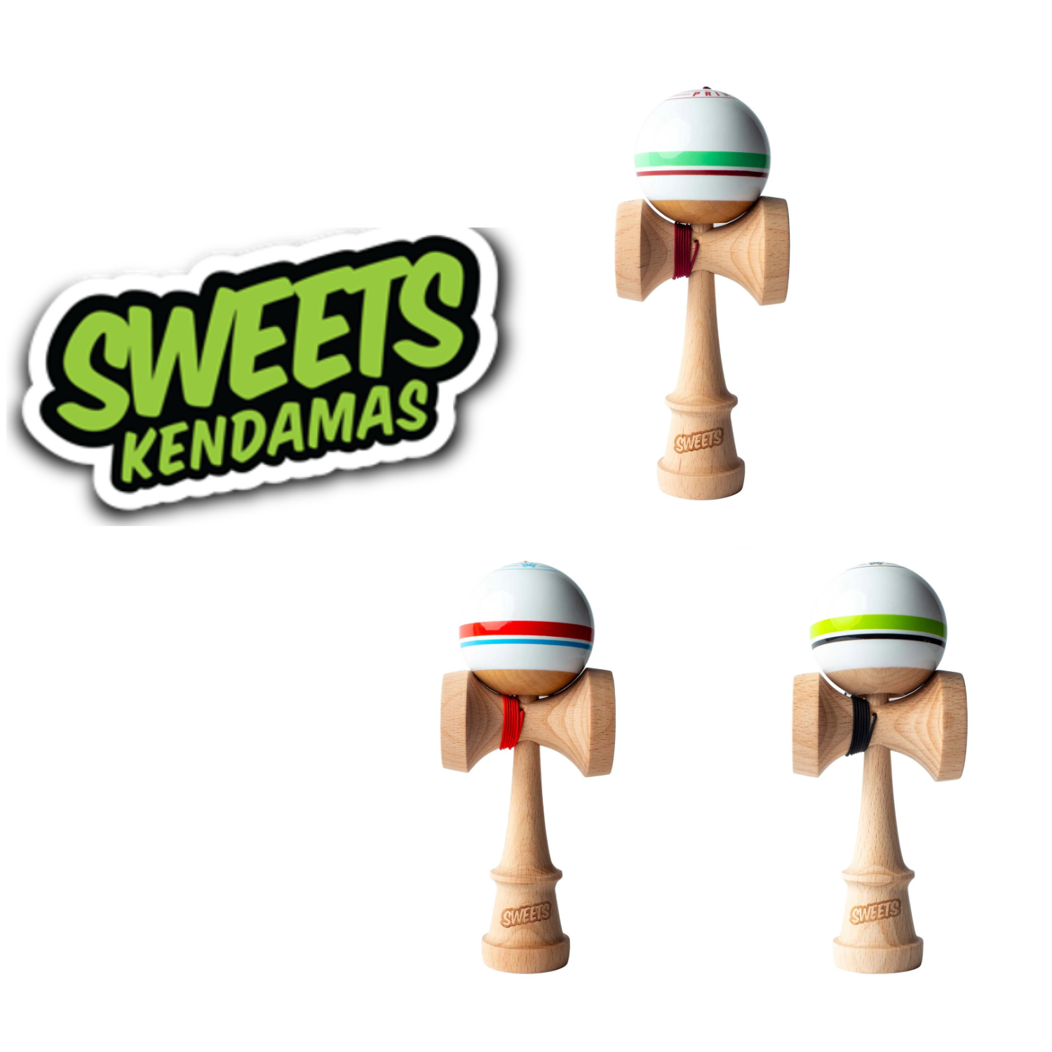 Sweets Kendamas PRIME SPORT STRIPE 3 цвет модель .. шар 16 Christian Fraser игрок проект популярный модель подарок день рождения .. шар сертификация для для соревнований тренировка для Pro красочный 