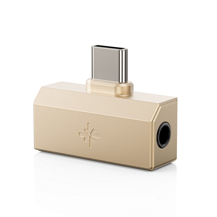 USB DAC内蔵ポータブルヘッドホンアンプ Snowsky TINY A（3.5＋Type-C） FIO-SSTINYA-35TC-G Vintage Goldの商品画像