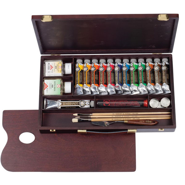  Len Blanc to oil color luxury box 13 color set tree in box 
