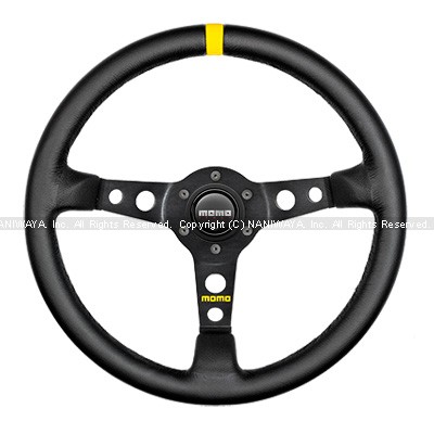 NARDI NARDI CLASSIC LEATHER ブラックレザー＆ブラックスポーク N341
